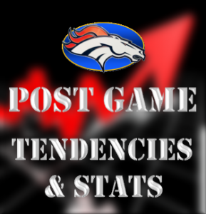 Post Game Tendencies Broncos